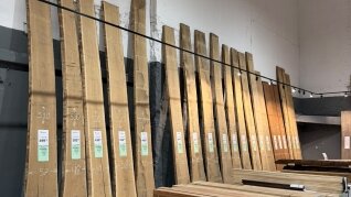Renovated and Expanded WOODLINE Showroom in Kaunas Renovated and Expanded WOODLINE Showroom in Kaunas