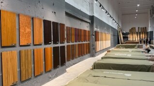 Renovated and Expanded WOODLINE Showroom in Kaunas Renovated and Expanded WOODLINE Showroom in Kaunas