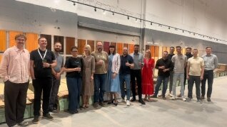 Renovated and Expanded WOODLINE Showroom in Kaunas Renovated and Expanded WOODLINE Showroom in Kaunas